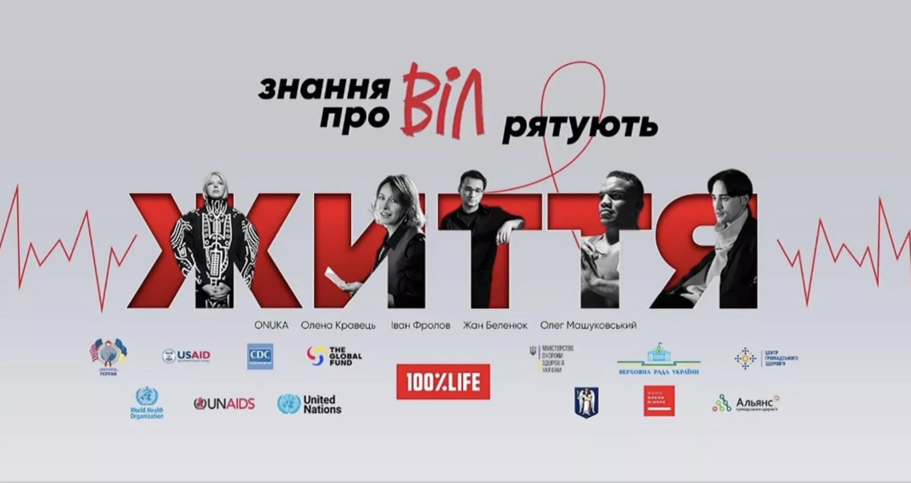 «Знання про ВІЛ рятують життя»: В Україні запустили кампанію, в якій Кравець, Беленюк та Onuka розповіли про свій досвід тестування на ВІЛ