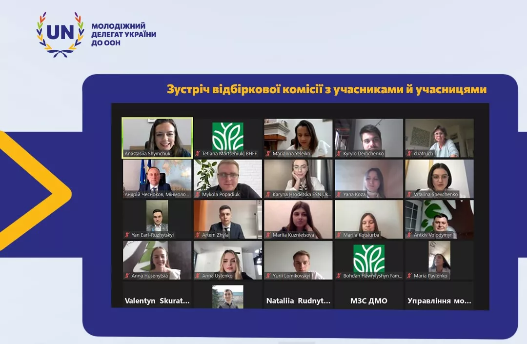 Обрали молодіжних делегатів України до ООН 2024—2025