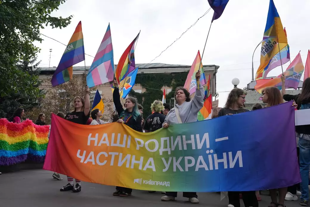 У Харкові відбувся перший з початку великої війни піший марш за права ЛГБТК+ людей